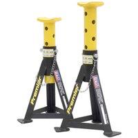 Sealey Axle Stands pair 3 Tonne Capacity Per Stand Yellow