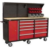 Sealey Mobile Workstation 10 Drawer With Backboard