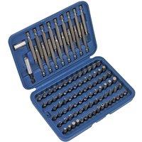 Sealey Power Tool Security Bit Set 99Pc Long & Short