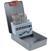 Sealey AK8190 Left-hand Spiral Drill Bit Set 19Pc, Multi