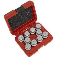 Sealey Locking Wheel Nut Key Set 10Pc - Land Rover