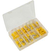 Sealey Crimp Terminal Assortment 140Pc Yellow