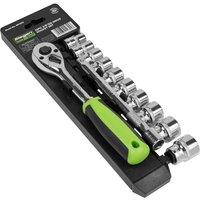 Sealey S01242 Socket Set 12Pc 3 8inchsq Drive 6Pt Walldrive Metric, Multi