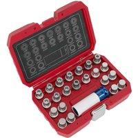 Sealey Locking Wheel Nut Key Set 23Pc - Vag