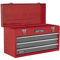 Sealey Tool Chest 3 Drawer Portable - Red Grey