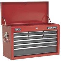 Sealey Topchest 9 Drawer With Ball-bearing Slides - Red Grey