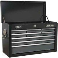 Sealey Topchest 9 Drawer With Ball-bearing Slides - Black Grey