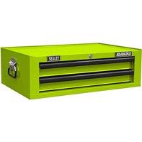 Sealey Mid-box 2 Drawer With Ball-bearing Slides - Green Black