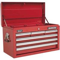 Sealey Topchest 6 Drawer With Ball Bearing Slides - Red