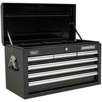 Sealey Topchest 6 Drawer With Ball-bearing Slides - Black