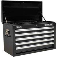 Sealey Topchest 5 Drawer With Ball-bearing Slides - Black