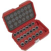 Sealey Locking Wheel Nut Key Set 20Pc - Vag