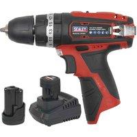 Sealey CP1201KIT Combi Drill Kit 10Mm 12V Sv12 Series - 2 Batteries, Multi