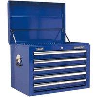 Sealey Topchest 5 Drawer With Ball-bearing Slides - Blue