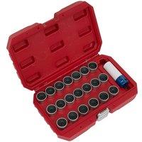 Sealey Locking Wheel Nut Key Set 21Pc - Bmw