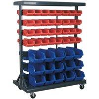 Sealey TPS94 Mobile Bin Storage System With 94 Bins, Multi