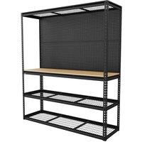 Sealey APMWB1 Heavy-duty Modular Workbench With Racking And Pegboard, Multi