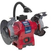 Sealey Bench Grinder 150Mm With Work Light 250W 230V