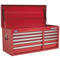 Sealey Topchest 10 Drawer With Ball-bearing Slides Heavy-duty - Red