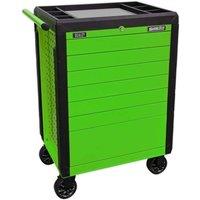 Sealey Rollcab 7 Drawer Push-to-open - Green