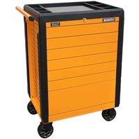 Sealey Rollcab 7 Drawer Push-to-open - Orange