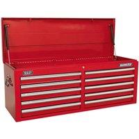 Sealey Topchest 10 Drawer With Ball-bearing Slides - Red