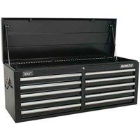 Sealey Topchest 10 Drawer With Ball-bearing Slides - Black