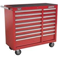 Sealey Rollcab 16 Drawer With Ball-bearing Slides Heavy-duty - Red