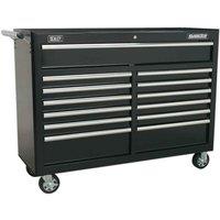 Sealey Rollcab 13 Drawer With Ball-bearing Slides - Black