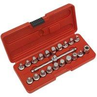 Sealey Oil Drain Plug Key Set 21Pc 3 8inchsq Drive