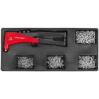 Sealey Tool Tray With Riveter & 400 Assorted Rivet Set