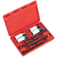 Sealey AK2243 Torque Stick & Alloy Wheel Impact Socket Set 8Pc 1 2inchsq Dr, Multi