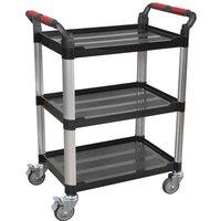 Sealey CX309 3-level Composite Workshop Trolley 75Cm Width, Multi