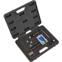 Sealey PFT10 On-vehicle Hydraulic Brake Pipe Flaring Tool Set, Multi