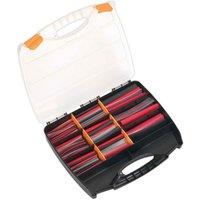 Sealey Heat Shrink Tubing Asst 261Pc Mixed Clrs Adh Lined 100&150Mm