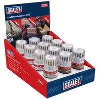Sealey AK5700DB Drill Bit Sets Assorted Display Box Of 12, Multi