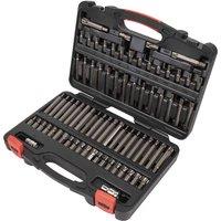 Sealey Trx-star Sec Trx-star Hex Ribe Spline Bit Set 74Pc 1 2&3 8inch