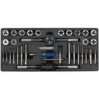 Sealey Tool Tray With Tap & Die Set 33Pc