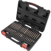 Sealey Trx-star Hex Spline Bit Set 42Pc 3 8inch & 1 2inchsq Drive