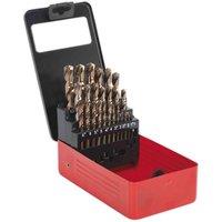 Sealey AK4702 Hss Cobalt Split Point Fully Ground Drill Bit Set 25Pc Mm, Multi