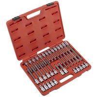 Sealey AK2194 Trx-star Socket Bit Set 32Pc 1 2inchsq Drive, Multi
