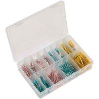 Sealey Adh Lined Heat Shrink Terminal Asstmt 142Pc Blu Red & Yell