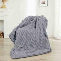Neo Electric Blanket Heated Fleece Overblanket Throw - Grey, Grey