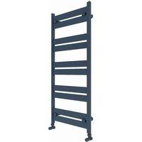 Carisa Ligne 1015X0480 - Anthtracite Grey Ral 7016 - Aluminium Towel Radiator, Grey