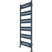 Carisa Ligne 1225X0480 - Anthtracite Grey Ral 7016 - Aluminium Towel Radiator, Grey
