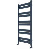 Carisa Soleil 1015X0480 - Anthtracite Grey Ral 7016 - Aluminium Towel Radiator, Grey