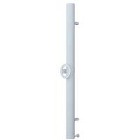 Carisa Otto S 1200X0075 - White Ral 9016 - Electric Aluminium Towel Radiator, White