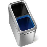 Simplehuman 20L 10 10 Slim Open Bin Brushed