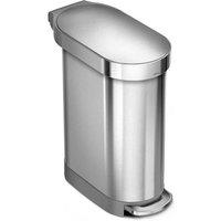 Simplehuman 45L Slim Bin Brushed