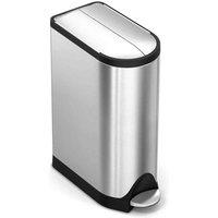 Simplehuman 18L Butterfly Bin Brushed
